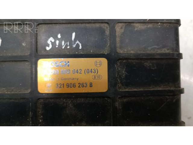Блок управления двигателя 321906263B Audi 100 200 5000 C3