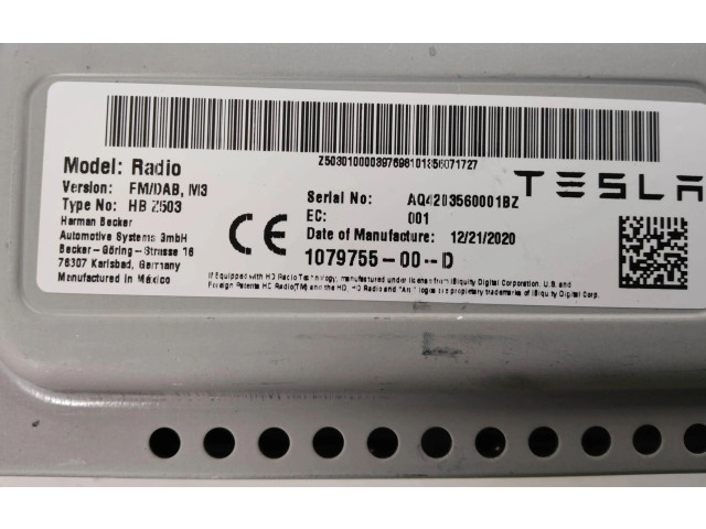 Блок управления 107975500D Tesla Model 3