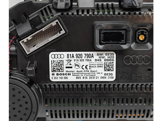 Панель приборов 81A920790A, 0263742086 Audi Q2 -