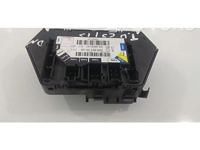 Блок управления двигателя A0265456832, 0261206302   Mercedes-Benz S W220