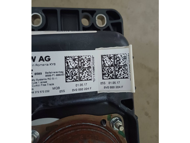 Подушка безопасности пассажира 8V0880204F   Audi A3 S3 8V