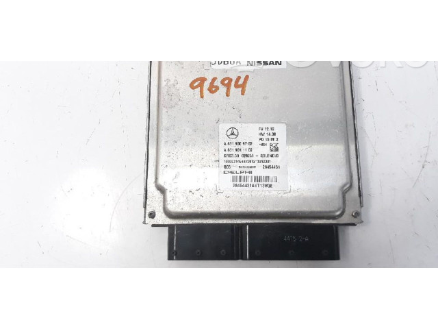 Блок управления двигателя A6519009702, A6519011102 Infiniti Q30