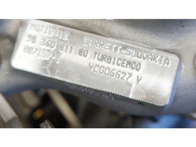 Turbodmychadlo Турбина 9836081180 Peugeot 308