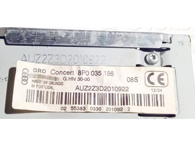 Турбина Радио/ проигрыватель CD/DVD / навигация Audi A3 S3 8P 8p0035186, auz2z3d2010922