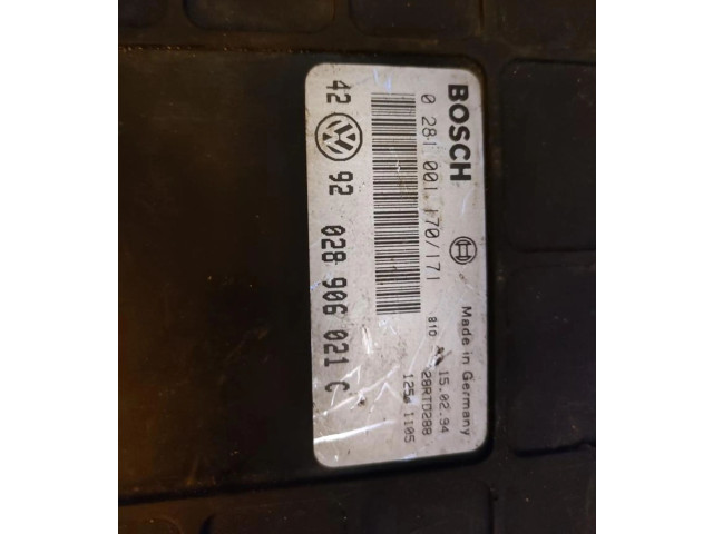 Блок управления двигателя 028906021C Volkswagen Golf III