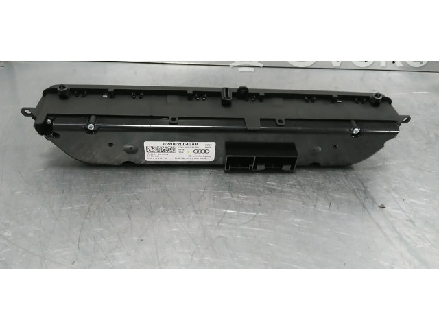 Блок управления климат-контролем 8W0820043AB, 8W0820043BL   Audi A5