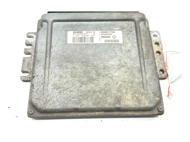 Блок управления двигателем ECU 8200217759   Renault  Kangoo I  1997 - 2003 года