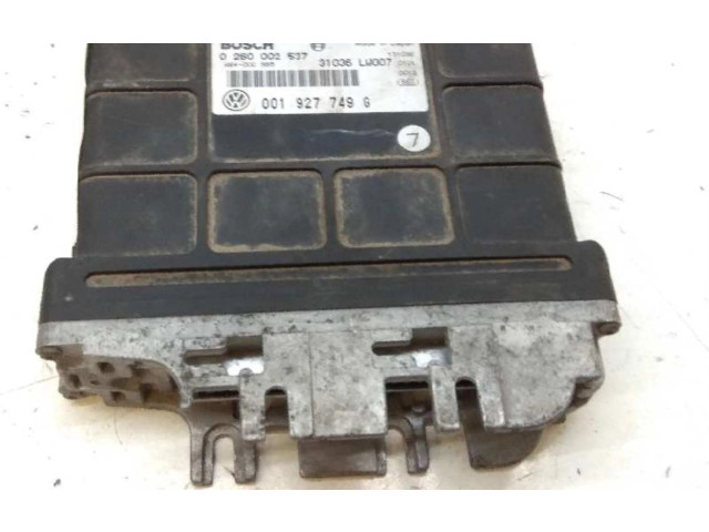 Блок управления двигателем Блок управления 001927749 Volkswagen Lupo