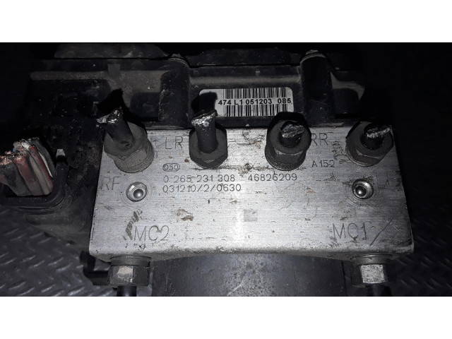 Блок АБС 46826209, 0265231308 Fiat Idea