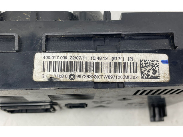 Блок управления климат-контролем 96738323XT, 400017009   Peugeot 5008