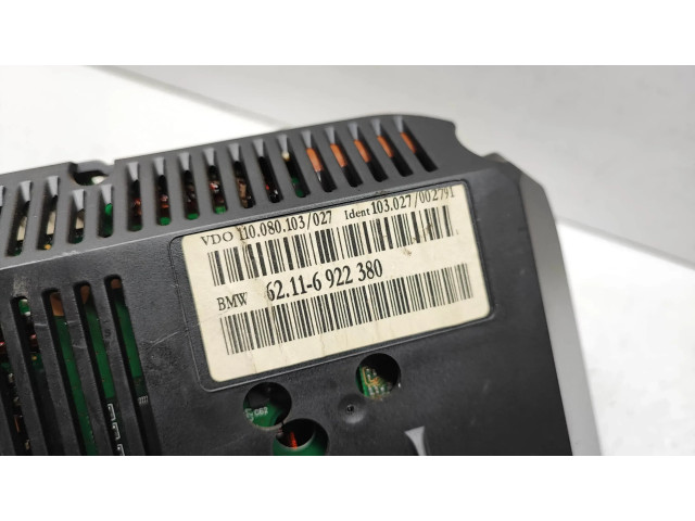 Přístrojová deska BMW 7 E65 E66 2003 6922380, 62116922380