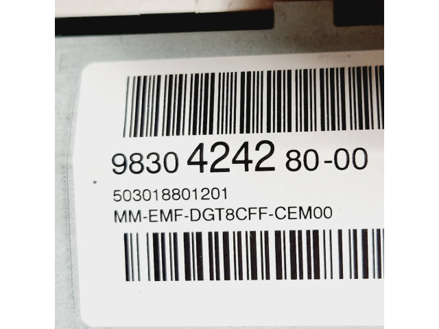 Дисплей 9830424280, 503018801201 Peugeot 5008 II