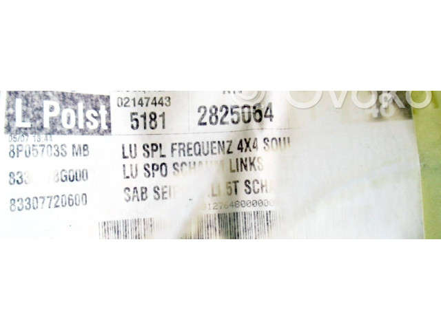 Подушка безопасности двери 8P05703S, 02147443 Audi A3 S3 A3 Sportback 8P