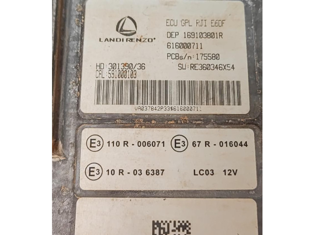 Блок управления двигателя 169103801R Dacia Jogger