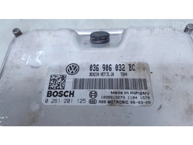 Řídící jednotka 036906032BC, 0261201125   Volkswagen Caddy 2005