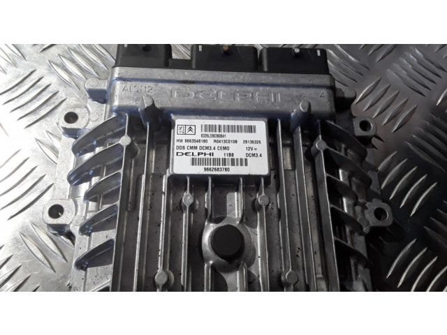 Блок управления двигателя HW9663548180, 9662683780 Citroen C5