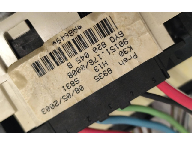 Блок управления климат-контролем 6Y0820045B, 901511760008 Skoda Fabia Mk1 (6Y)