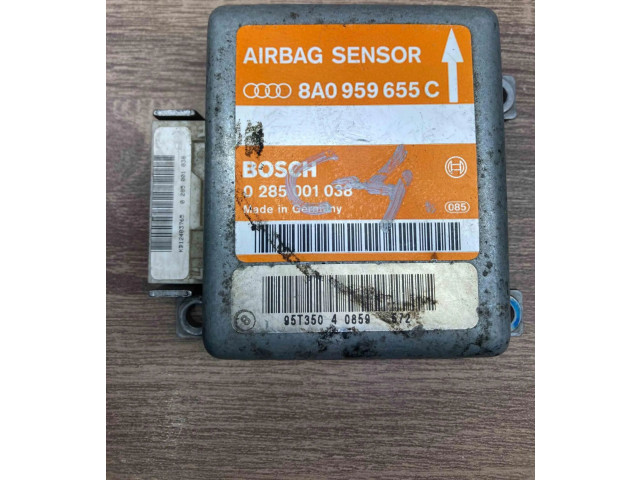 Блок управления надувных подушек 8A0959655C, 0285001038 Audi A6 S6 C7 4G