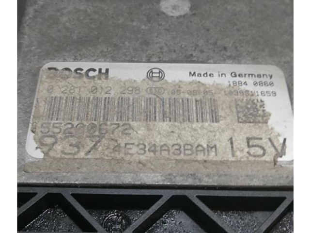 Блок управления 55193522, 0281012298   Alfa Romeo GT