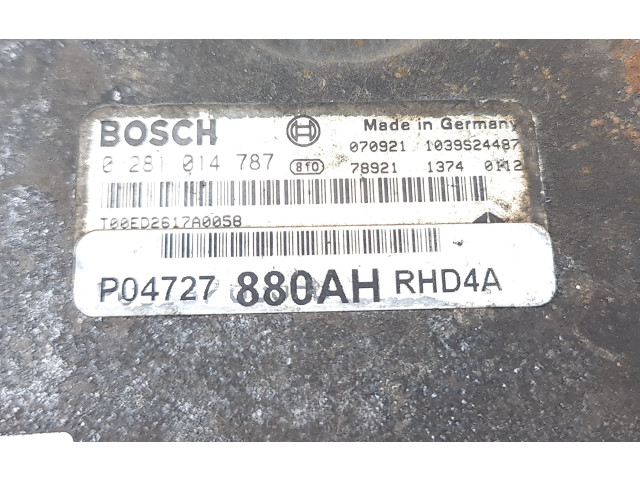 Řídící jednotka P04727880AH, 0281014787 Chrysler Grand Voyager V 2009