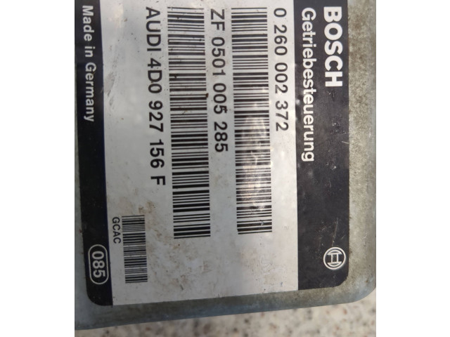 Боковая подушка безопасности 0260002372, 4D0927156F Audi A8 S8 D2 4D