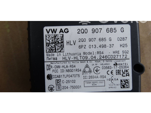 Датчик слепых зон 2Q0907685G Skoda Octavia Mk4