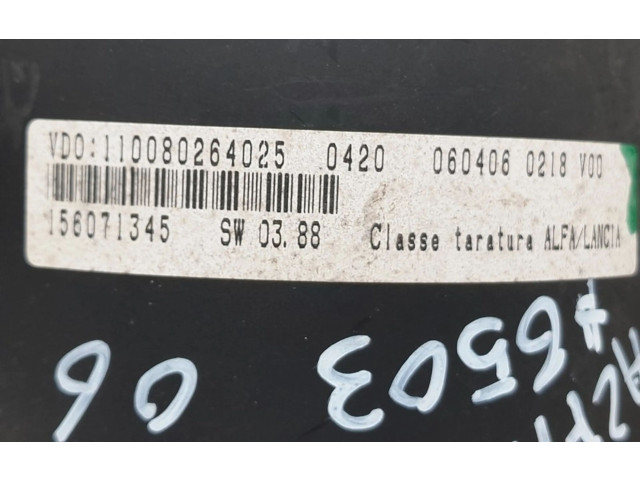 Панель приборов 156071345, 163530   Alfa Romeo GT       