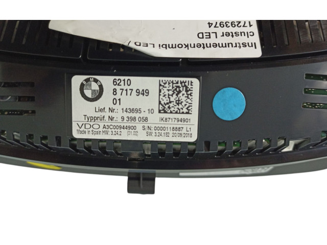 Панель приборов 62108717949, 8717949   BMW X3 G01       