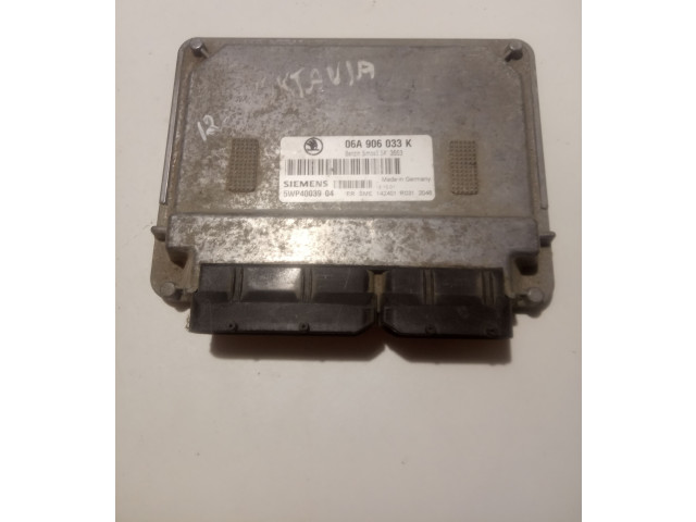 Блок управления двигателя 06A906033K, 5WP4003904 Skoda Octavia Mk1 (1U)
