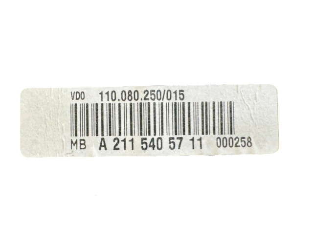 Přístrojová deska Mercedes-Benz E W211 2003 A2115405711, 110080250015