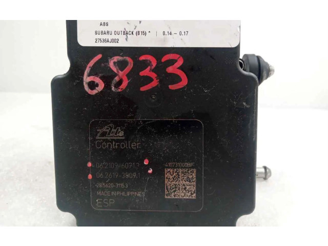 Блок АБС 27536AJ002 Subaru Legacy 2010 - 2016 года