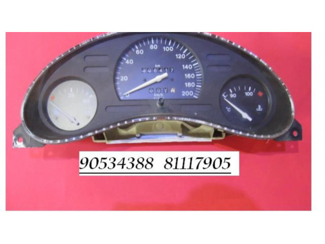Панель приборов 90534388, 81117905 Opel Corsa B
