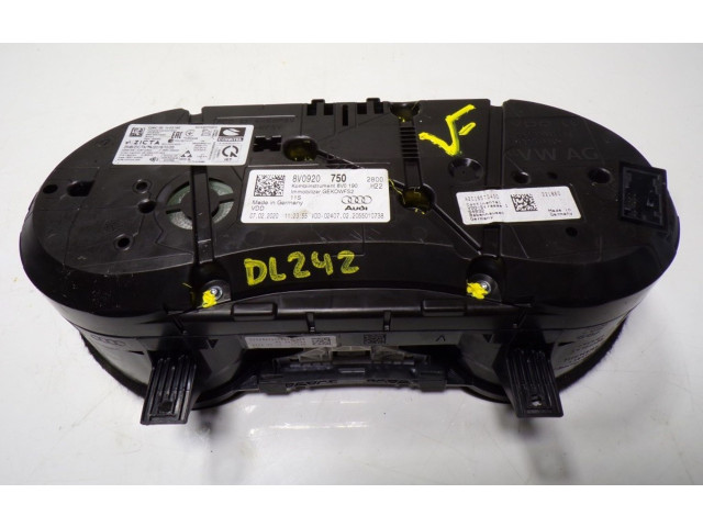 Панель приборов 8V0920750, A2C16573400   Audi A3 8Y       