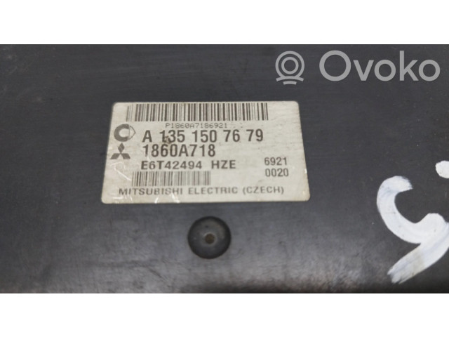 Блок управления двигателя 1860A718, E6T42494 Mitsubishi Colt CZ3