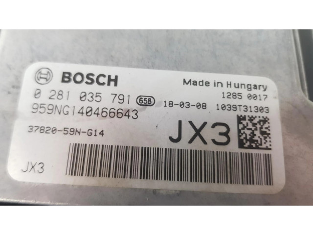 Řídící jednotka 3782059NG14 Honda Civic X 2018