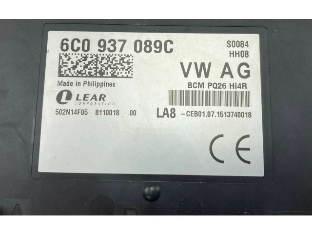 Блок комфорта 6C0937089C, 502N14F05   Skoda Octavia Mk3 (5E)   