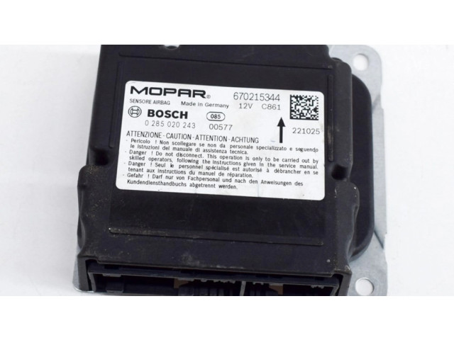 Блок подушек безопасности 670215344, 0285020243 Maserati Levante