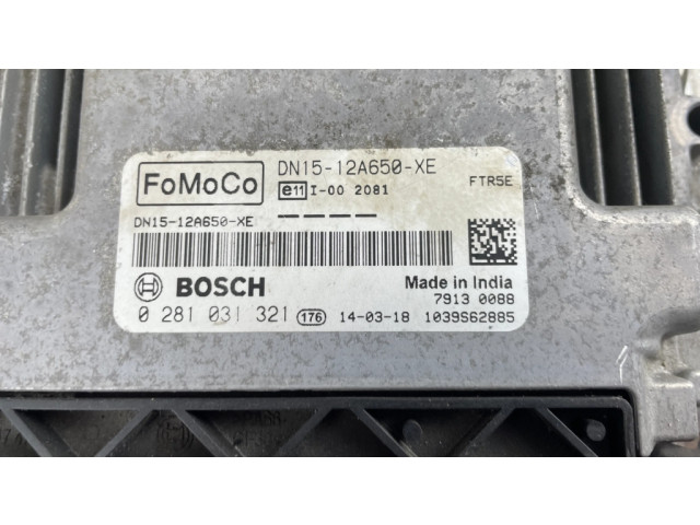 Блок управления двигателя DN1512A650XE, 0281031321 Ford Ecosport