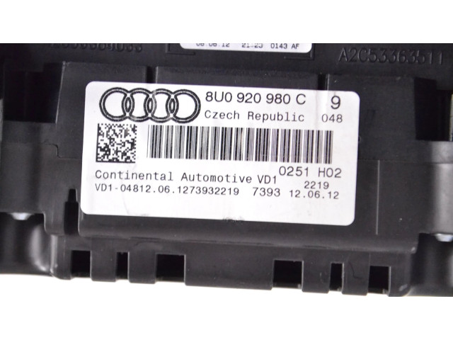 Панель приборов 8U0920980C Audi Q3 8U