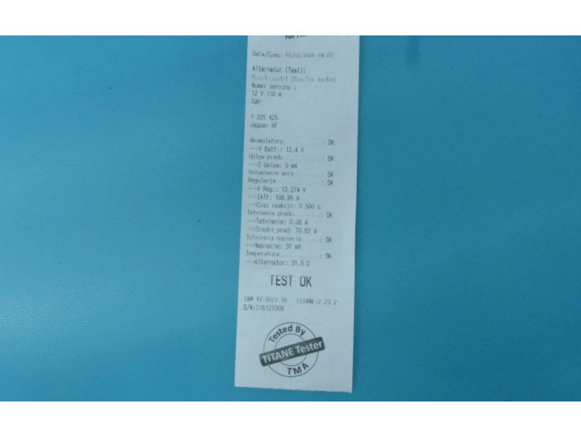 Генератор AW93-10300-AB, IMPRK1225425 Jaguar XF X250