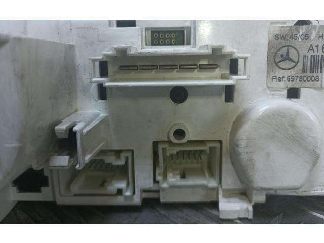 Блок управления климат-контролем A1698301585 Mercedes-Benz A W169