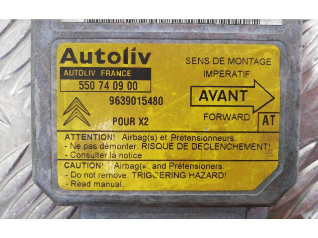 Блок подушек безопасности 9639015480 Citroen Berlingo