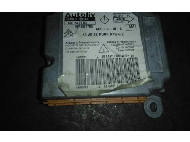 Блок подушек безопасности 9642927780 Citroen Xsara