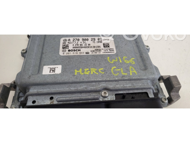 Řídící jednotka A2709002900, A2709012300 Mercedes-Benz GLA W156 2015