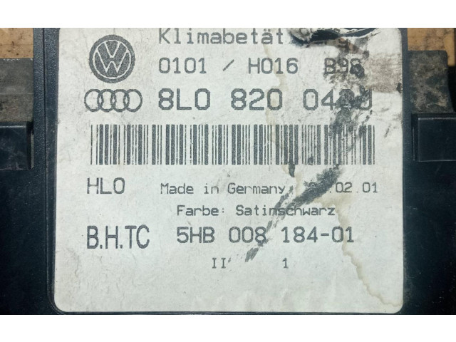 Блок управления климат-контролем 8L08200430   Audi A3 S3 8L