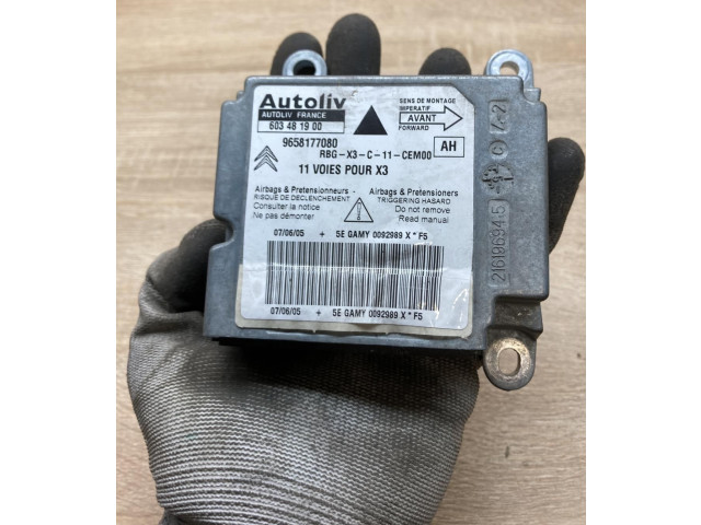 Блок подушек безопасности 9658177080, 603481900   Citroen C5