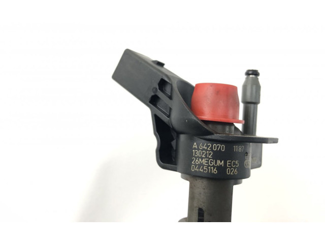 Vstřikovač 0445116025, A6420701187 Mercedes-Benz E W212 OM 642.858
