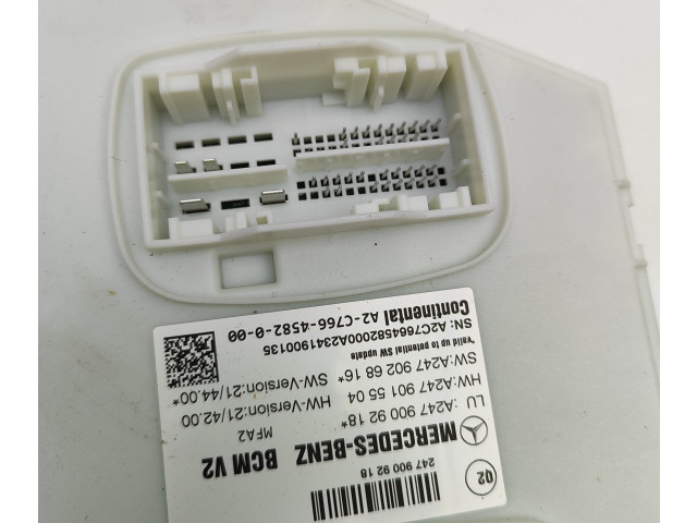 Блок комфорта A2479009218, A2479015504   Mercedes-Benz CLA C118 X118   