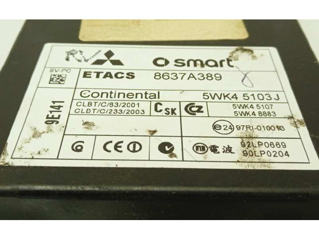 Блок управления 8637A389 Mitsubishi Colt