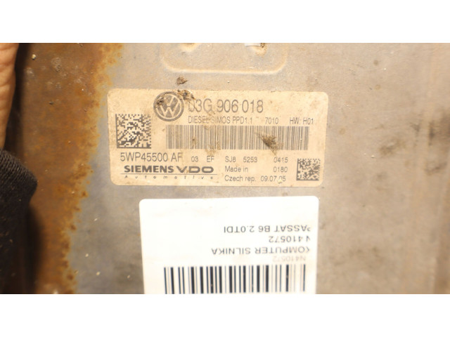 Блок управления двигателем Блок управления 5WP45500AF   Volkswagen PASSAT B6